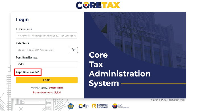 DJP Terbitkan Panduan Coretax terkait PIC, Impersonate dan Role Akses